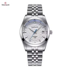 100m mechanické automatické pánske hodinky z nehrdzavejúcej ocele