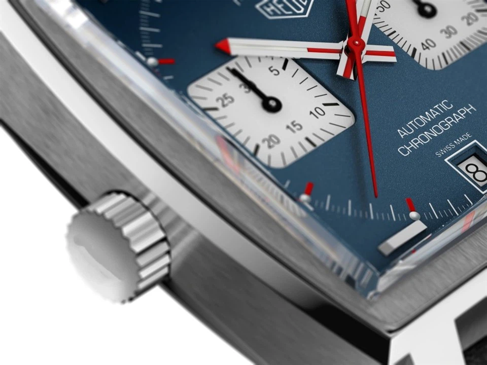 Swiss Automatic Racing Style Watch With Sapphire Crystal Square Case