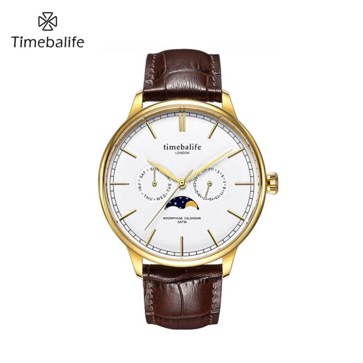 Chronograph Men Moonphase Watch