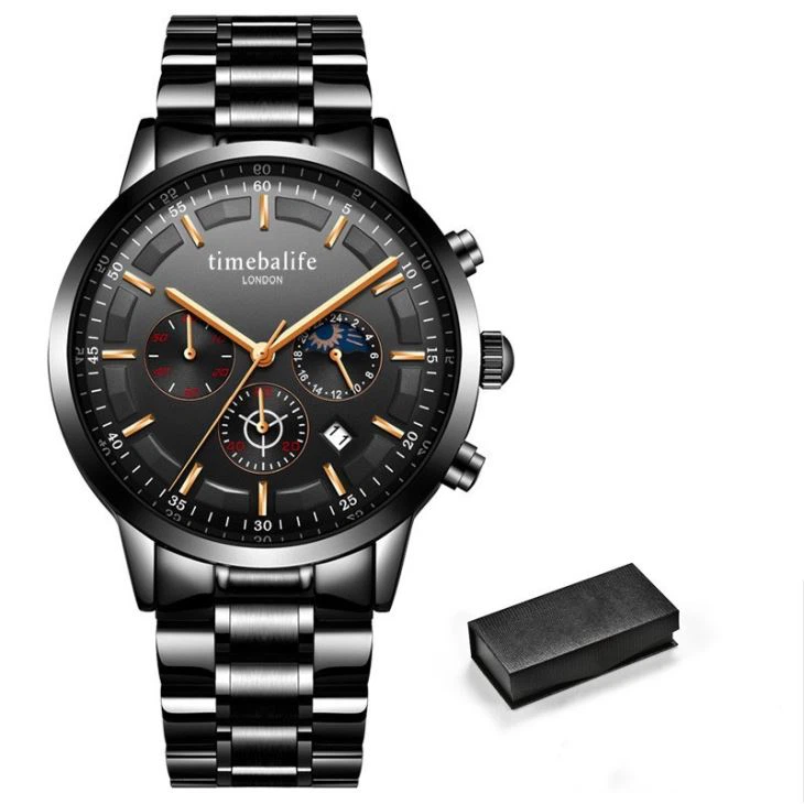 Luxury Gold Man Alloy Wrist Watch TBL101